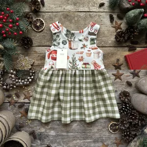 Moss Check   Cosy Christmas Hybrid Dress