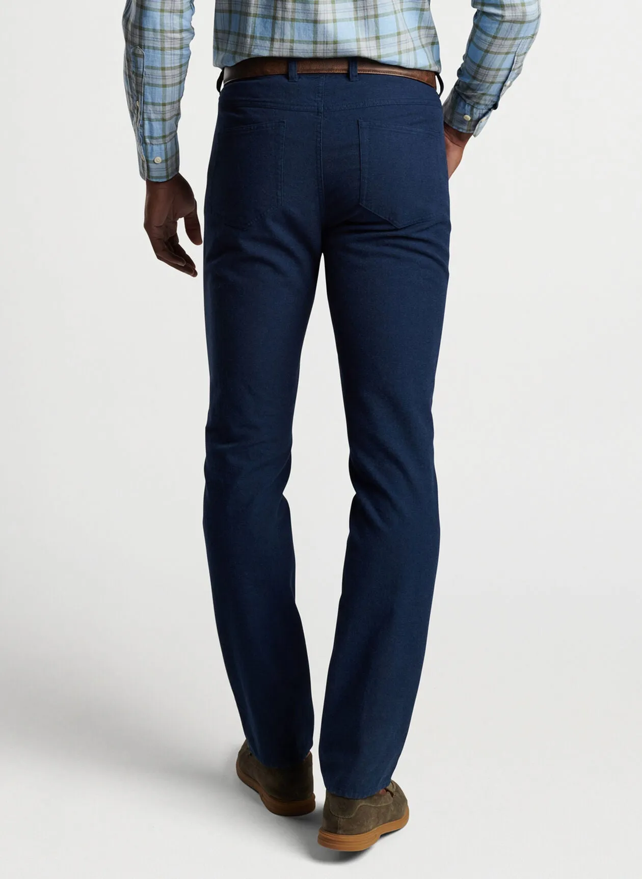 Mountainside Flannel Five-Pocket Pant - Atlantic Blue