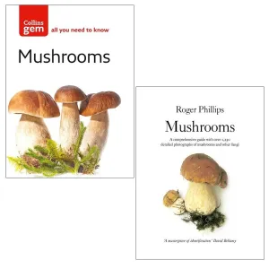 Mushrooms Collins Gem Patrick Harding, Mushrooms Roger Phillips 2 Books Set