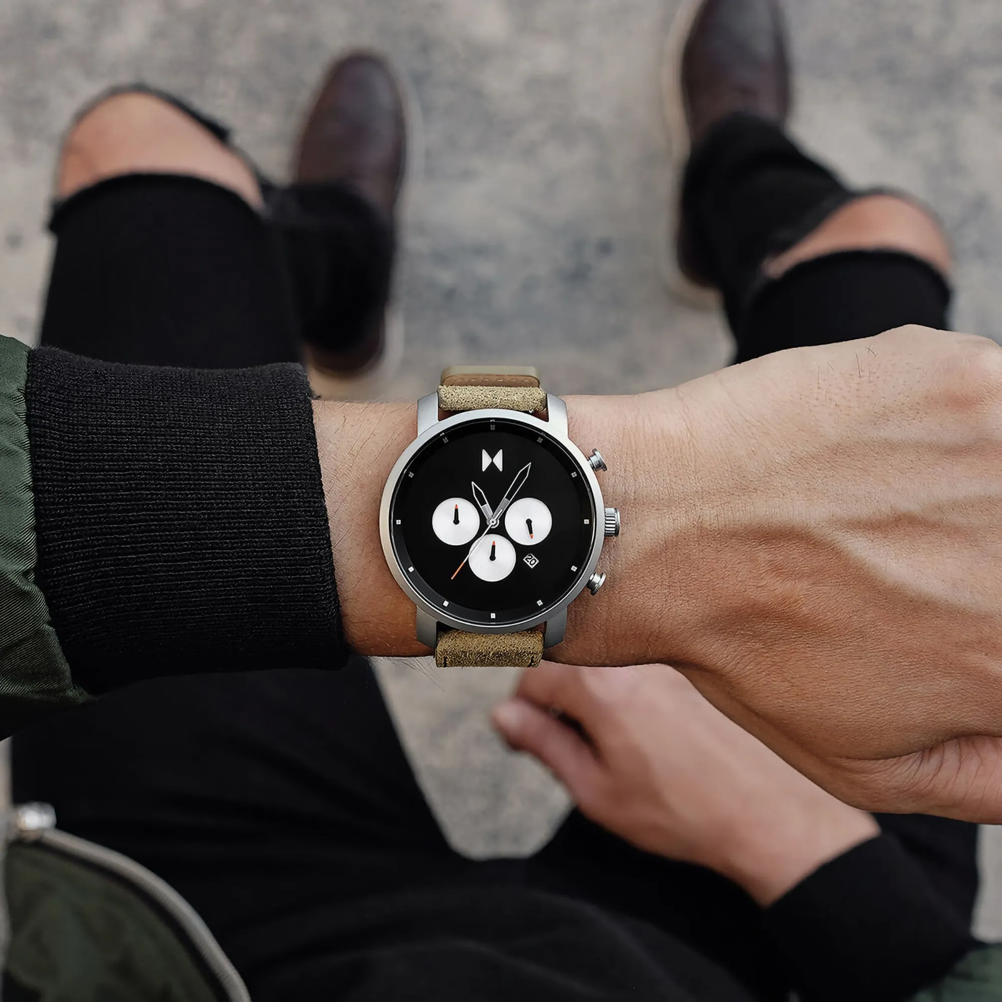 MVMT Chrono 45 Moss Green Men's watch