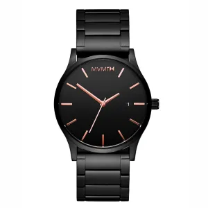 MVMT Classic Black Date Men's watch