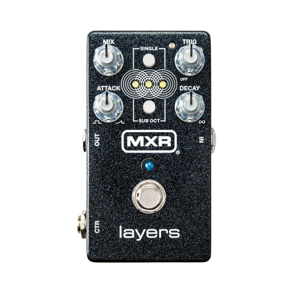 MXR Layers Harmonic Sustain Guitar Effects Pedal