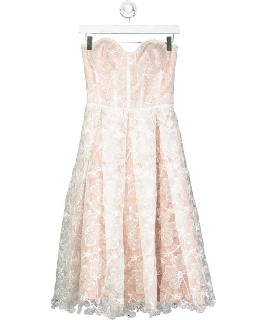 Nadine Merabi White Olivia Dress UK S