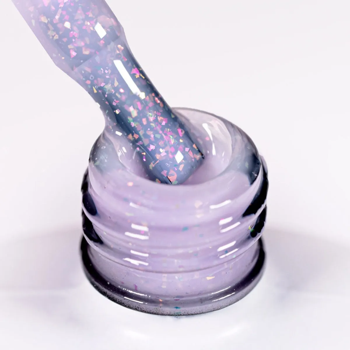 NaiLac Hybrid UV/LED Rubber Base Glow Pink