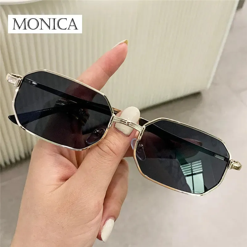 Narrow Men's Luxury Rectangle Sunglasses