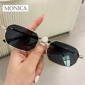 Narrow Men's Luxury Rectangle Sunglasses