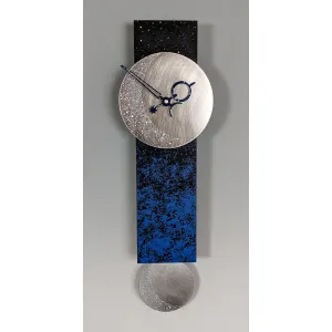 Narrow Moon Wall Clock with Pendulum by Leonie Lacouette