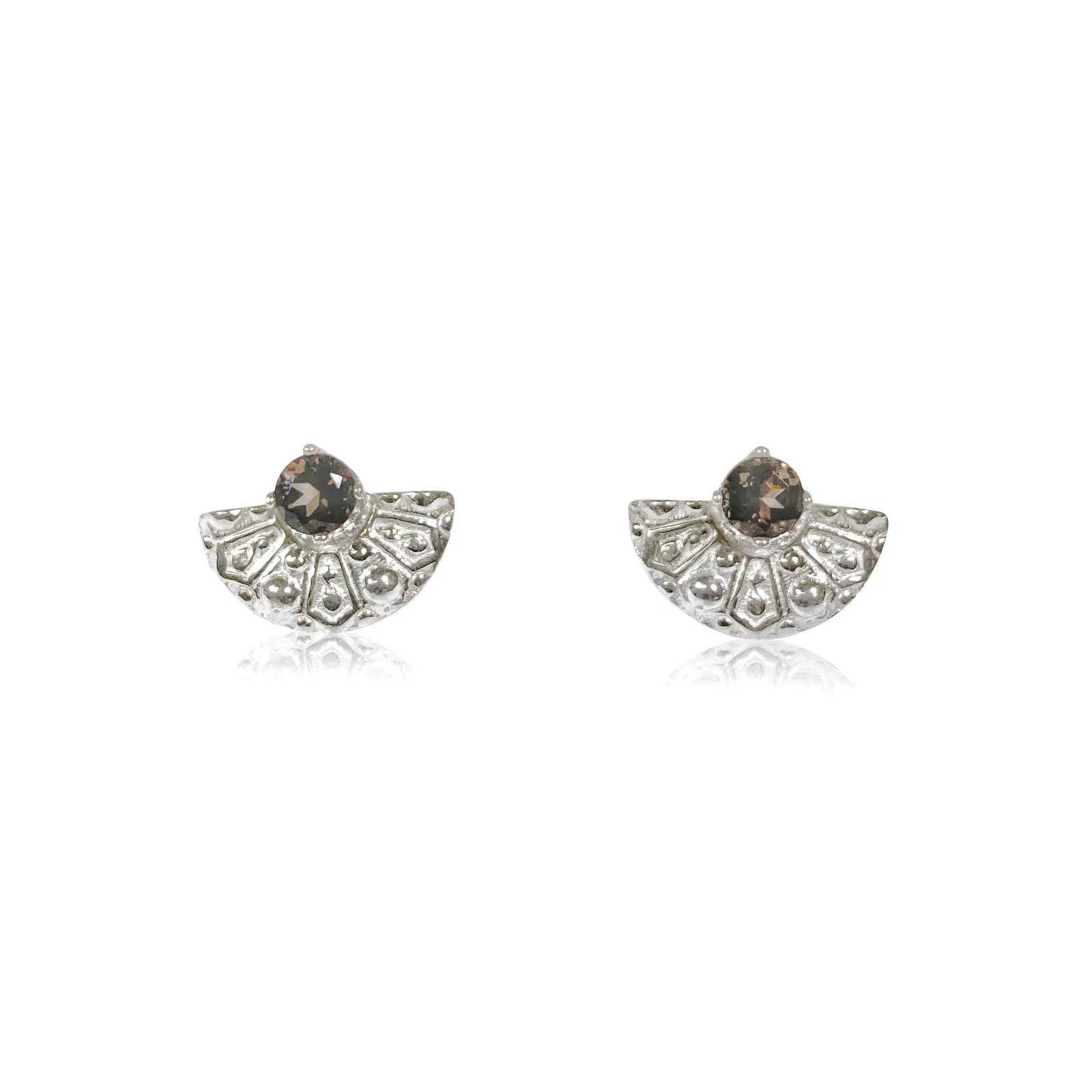 Natalia Earrings in Coffee