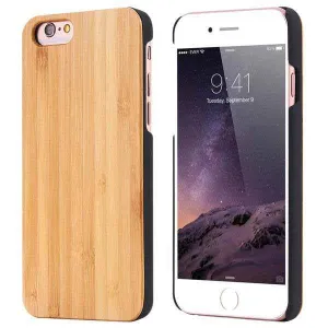 Natural Real Bamboo Wood Phone Case Cover for iPhone X, XR, XS, XS MAX