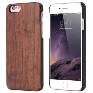 Natural Real Walnut Wood Phone Case Cover for iPhone X, XR, XS, XS MAX