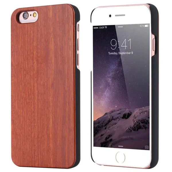 Natural Real Wood Phone Case Cover for iPhone X, XR, XS, XS MAX