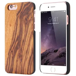 Natural Wood Phone Case for Samsung S6 to S9 Plus - Zebra Wood