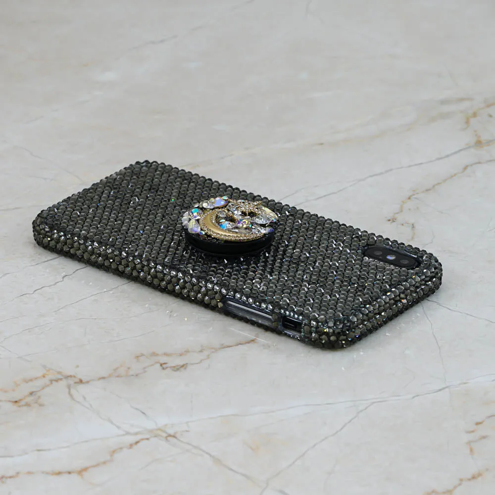 Nebula Metallic Grey Crystals   PopSockets PopGrip (Style PS104)
