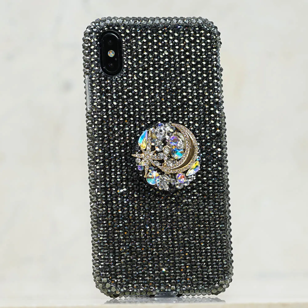 Nebula Metallic Grey Crystals   PopSockets PopGrip (Style PS104)