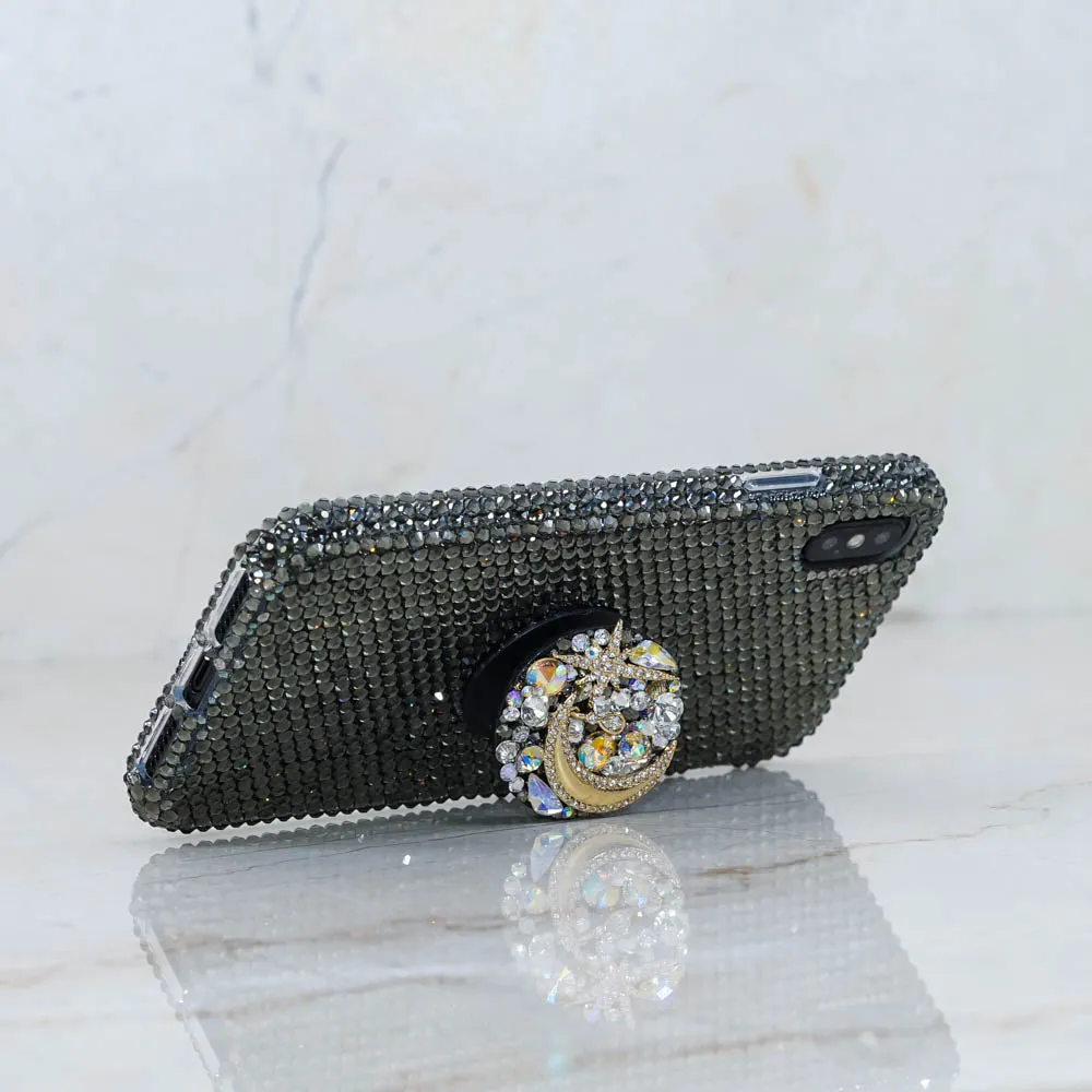 Nebula Metallic Grey Crystals   PopSockets PopGrip (Style PS104)