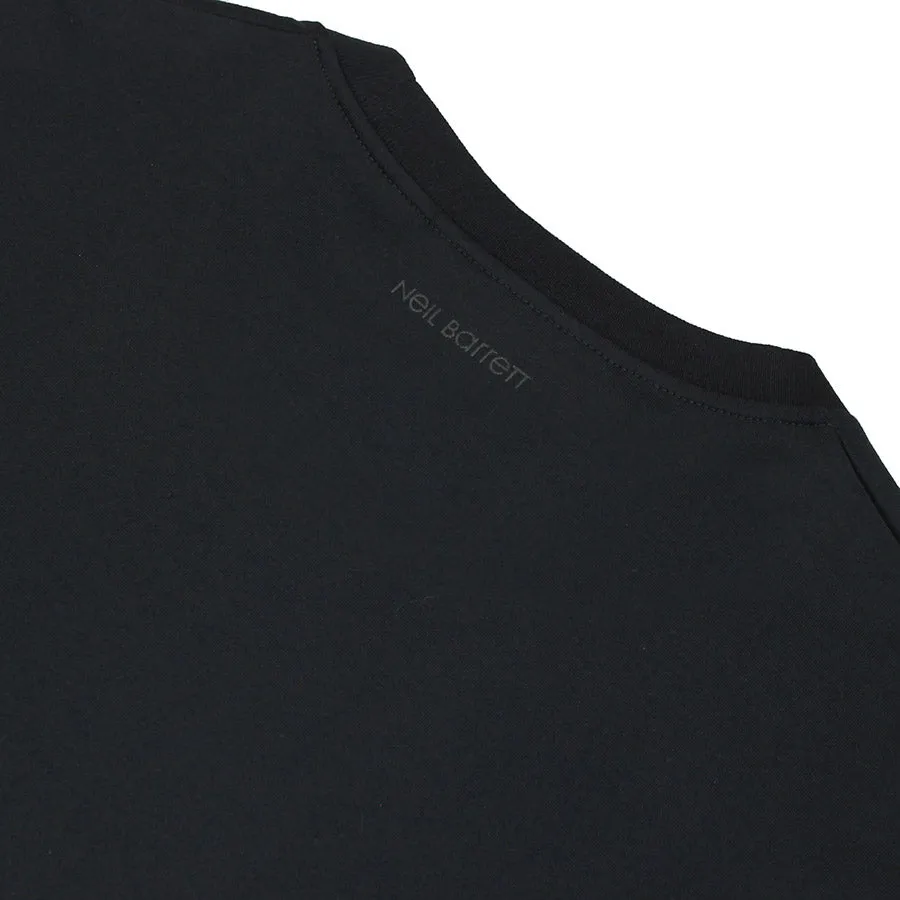 Neil Barrett - The Rockstar God No57 Print T-Shirt in Black