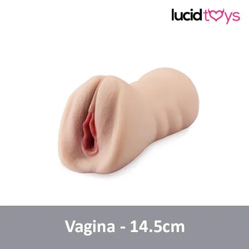 Neojoy Pocket Pussy TPE Realistic Vagina & Ass - Flesh White