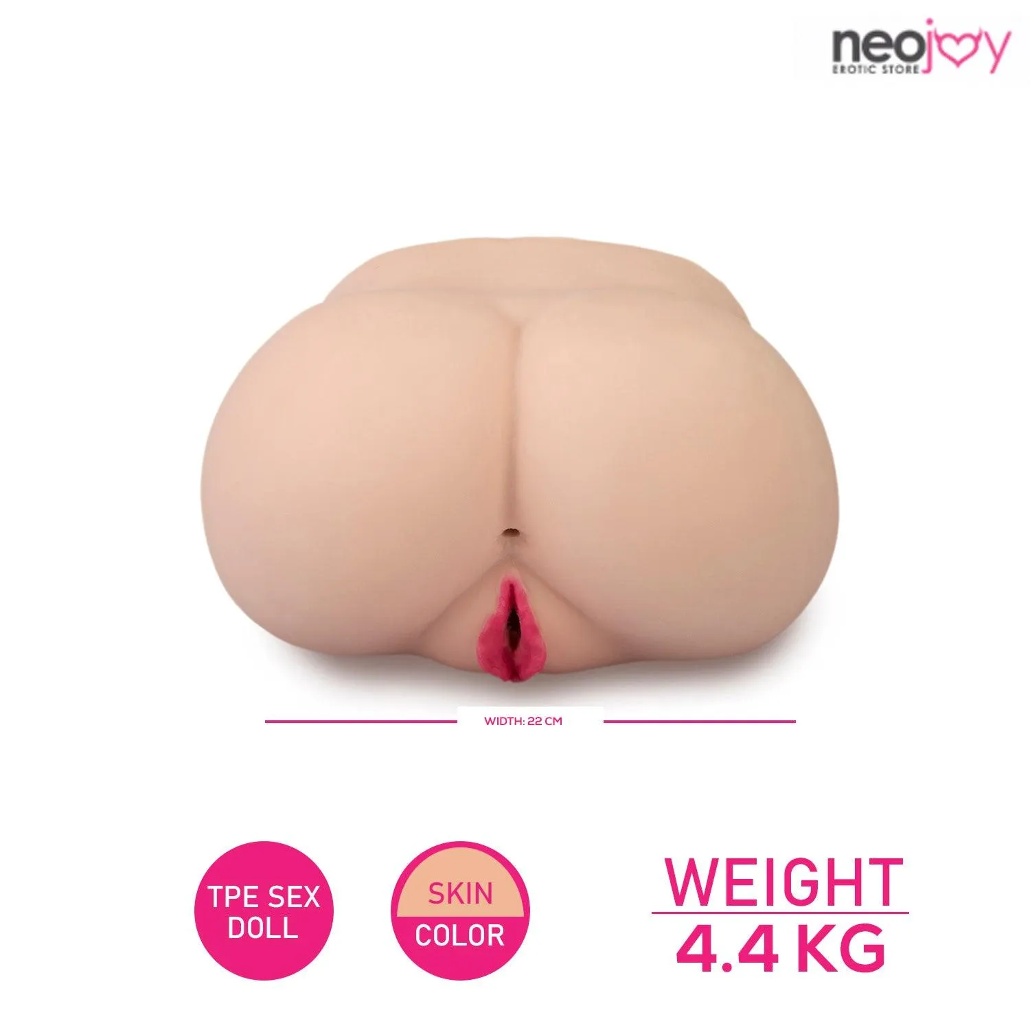 Neojoy Soft Vagina Stroker Sex Doll TPE Realistic Vagina & Ass - 4.4kg