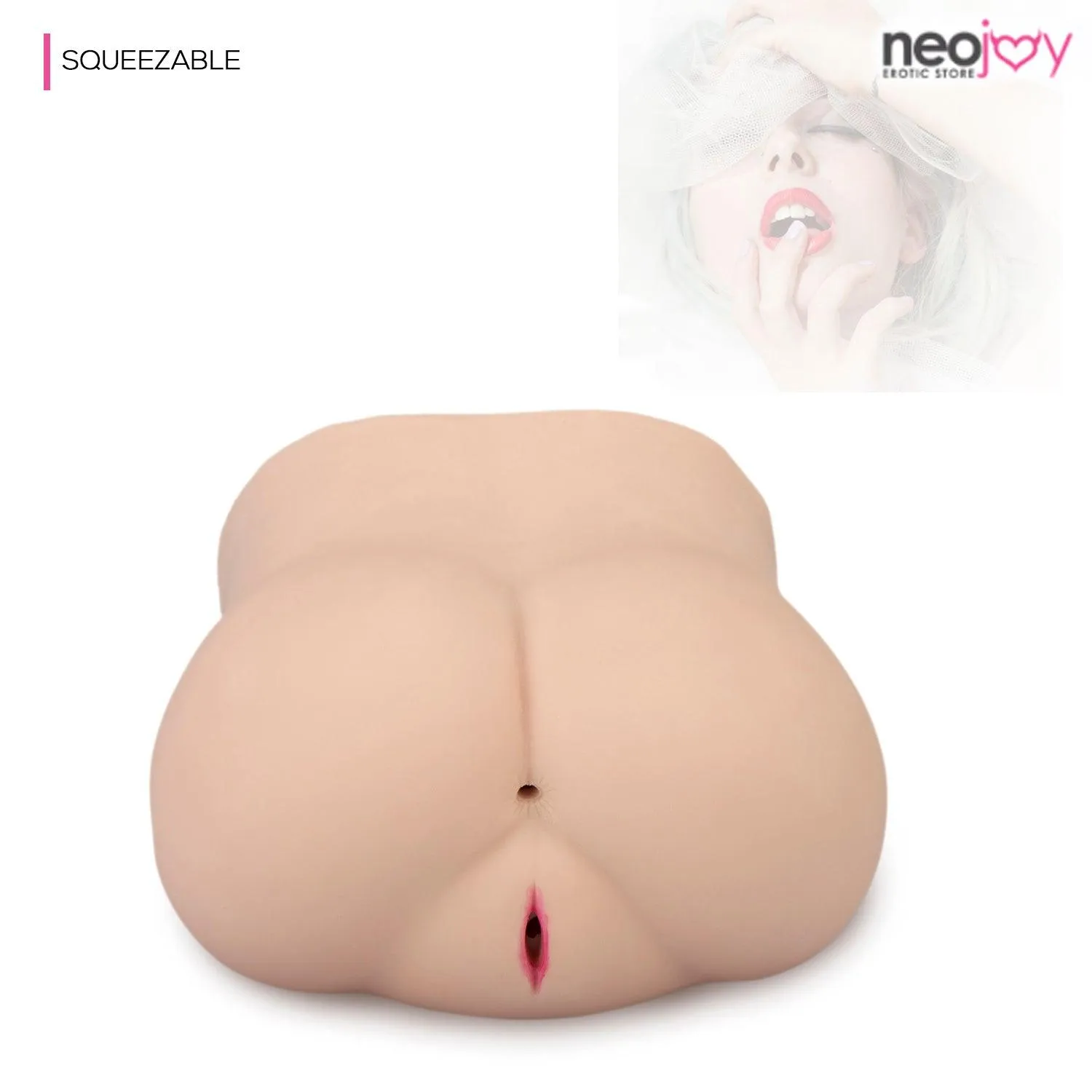 Neojoy Soft Vagina Stroker Sex Doll TPE Realistic Vagina & Ass-Flesh Colour - 4kg