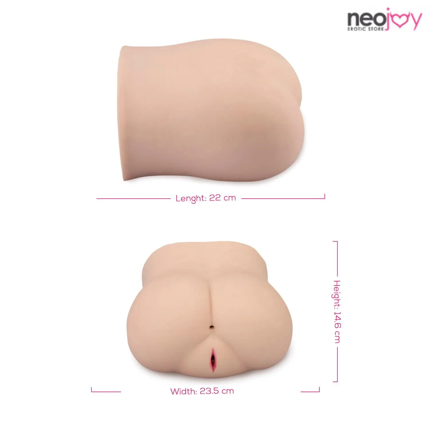 Neojoy Soft Vagina Stroker Sex Doll TPE Realistic Vagina & Ass-Flesh Colour - 4kg