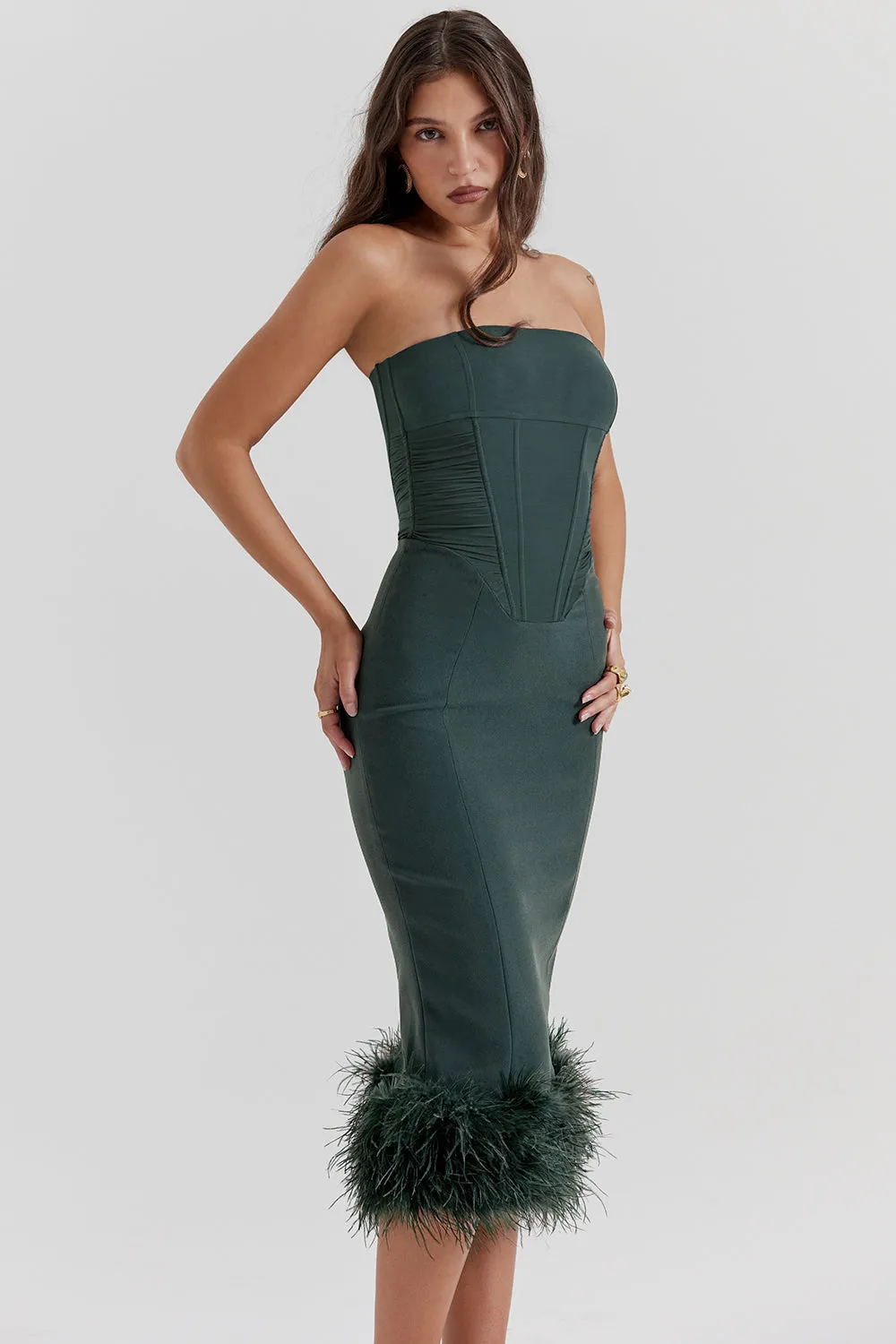 Nessa | Strapless Corset Dress