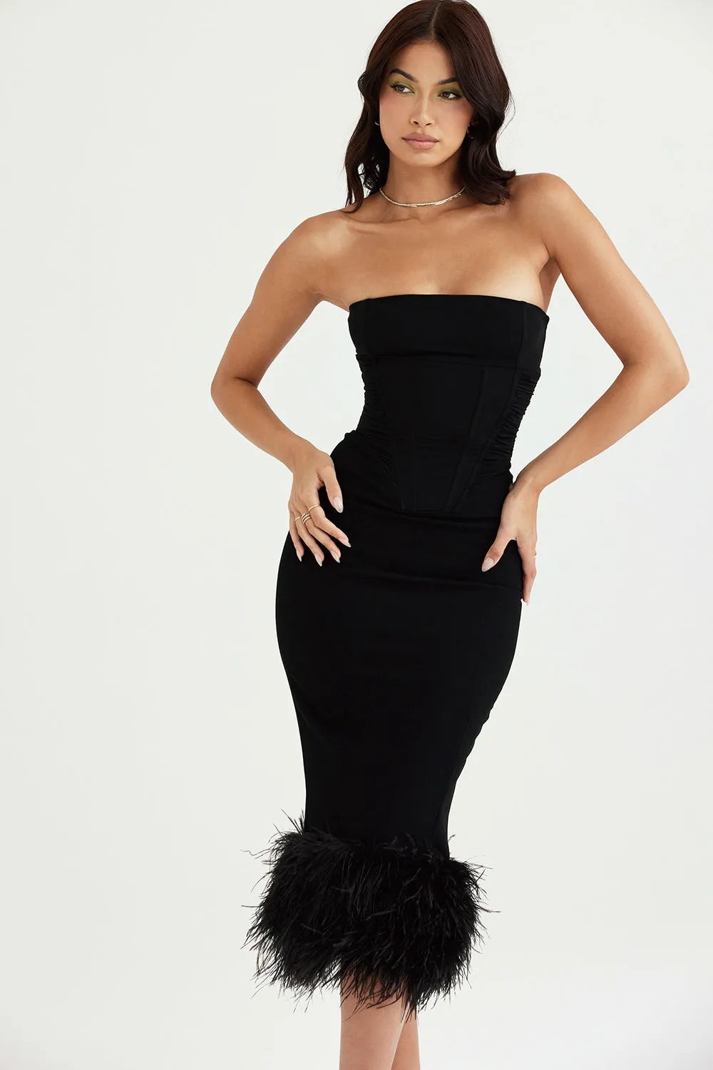 Nessa | Strapless Corset Dress