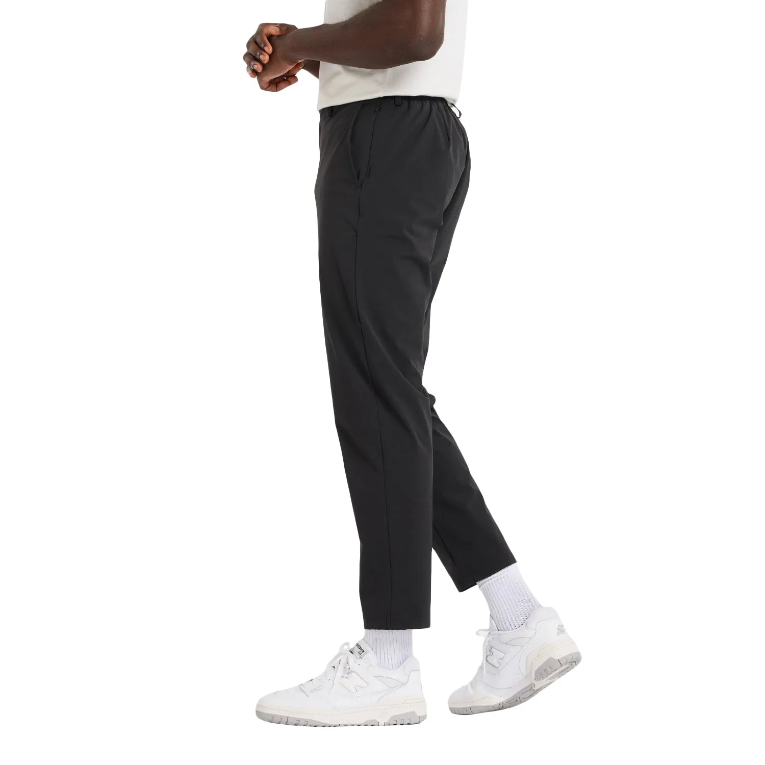 New Balance Men Athletics Ripstop Standard Tapered Pant 28" Black MP43550-BK