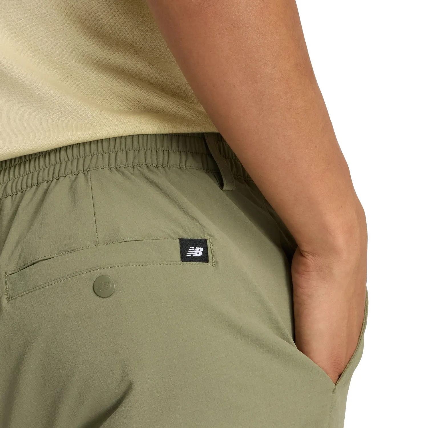 New Balance Men Athletics Ripstop Standard Tapered Pant 28" Olive MP43550-DEK