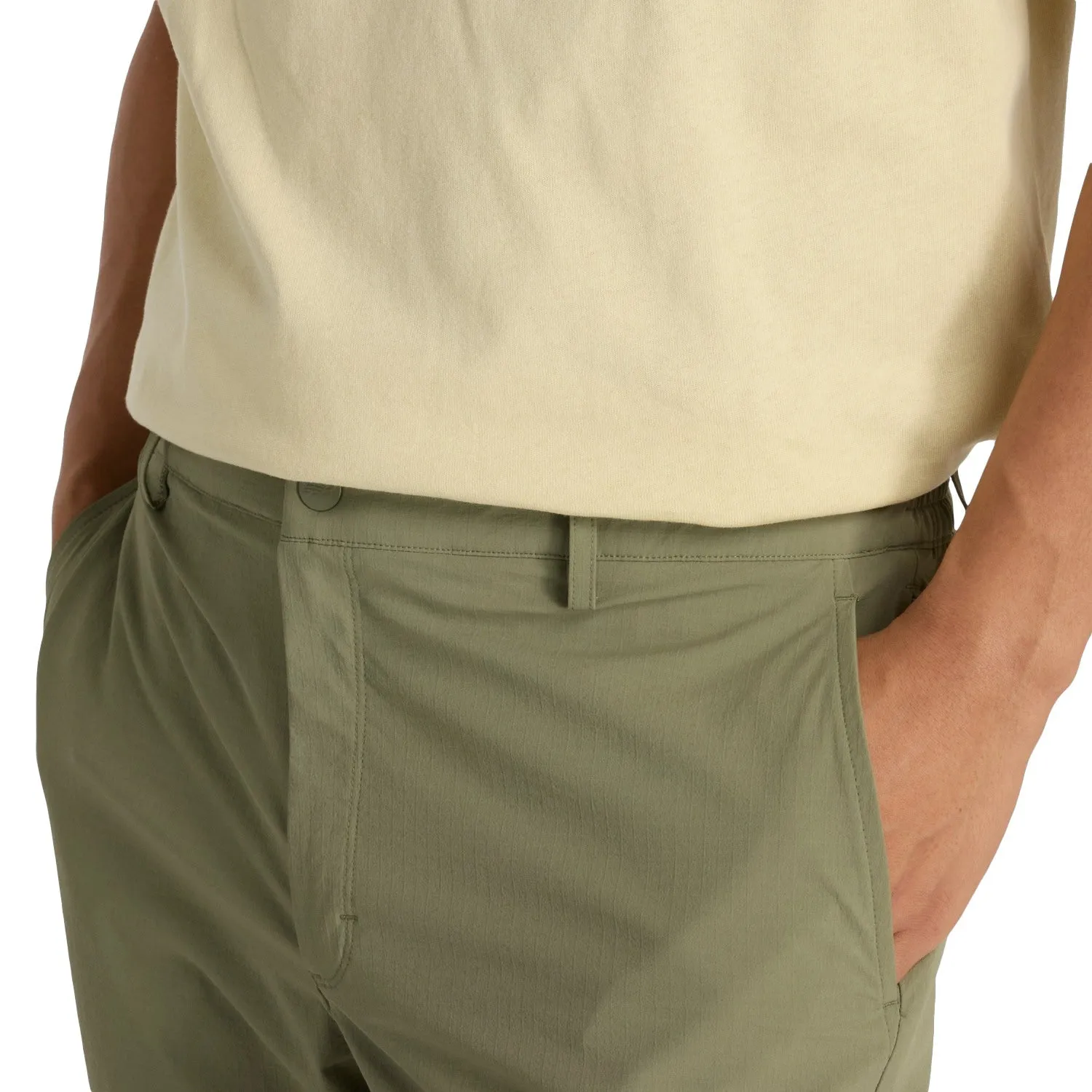 New Balance Men Athletics Ripstop Standard Tapered Pant 28" Olive MP43550-DEK