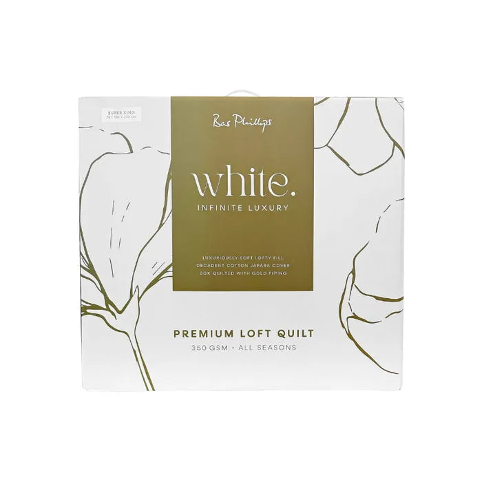 NEW Bas Phillips Premium Microfibre SUPREME Loft Quilt - 350gsm