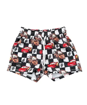 NEW! Checkered Cars Hybrid Swim