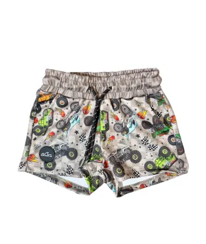 NEW! Checkered Monster Jam Hybrid Swim