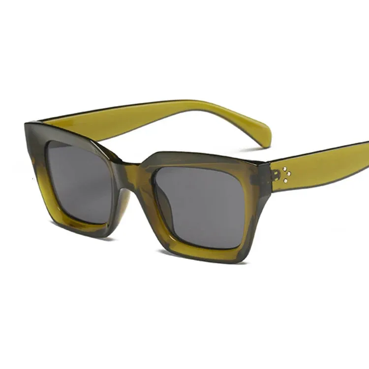 New Fashion Woman Luxury Brand Square Sunglasses
