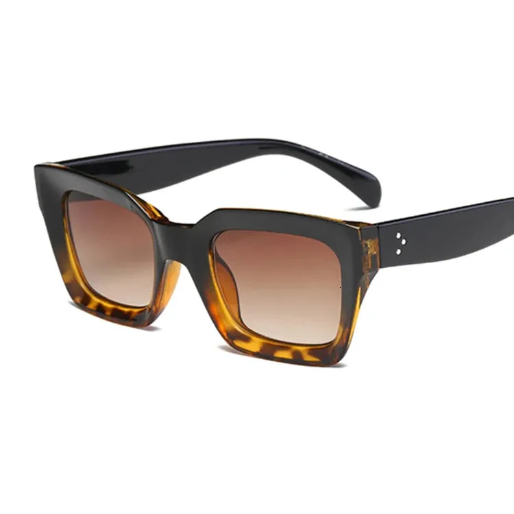 New Fashion Woman Luxury Brand Square Sunglasses