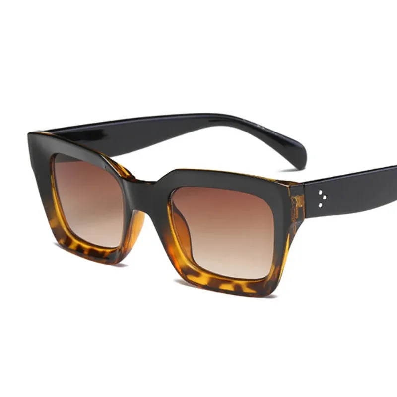 New Fashion Woman Luxury Brand Square Sunglasses
