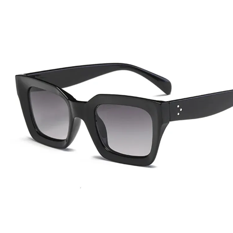 New Fashion Woman Luxury Brand Square Sunglasses