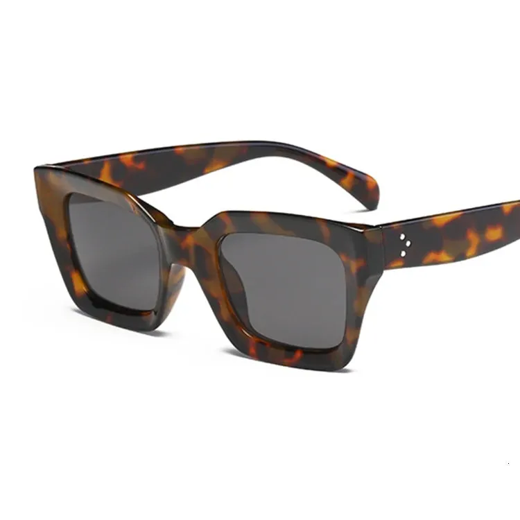 New Fashion Woman Luxury Brand Square Sunglasses