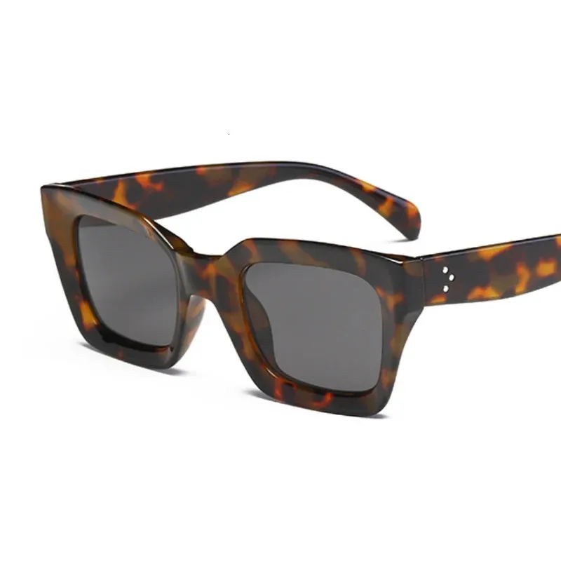 New Fashion Woman Luxury Brand Square Sunglasses
