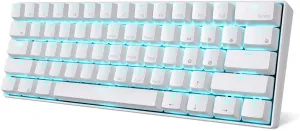 New in box! RK ROYAL KLUDGE RK61 Wireless 60% Mechanical Gaming Keyboard, White! Retails $80 