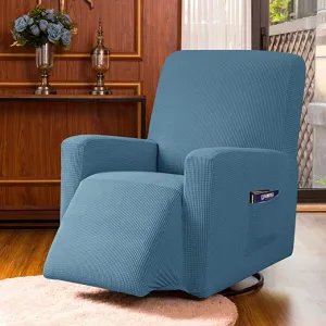 New in package! subrtex Stretch Recliner Slipcover Protector with Side Pocket (Recliner,Denim Blue) Retails $86 