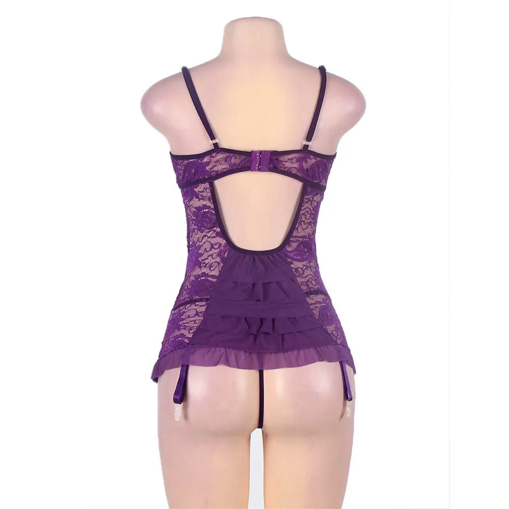 New Lace Round Back Babydoll