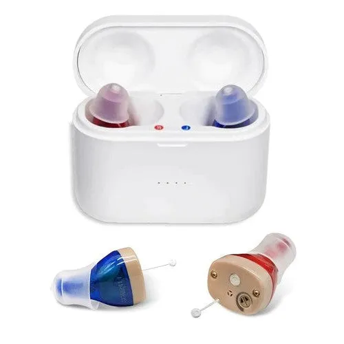 NEW Retails $279 Invisible Rechargeable Digital Hearing Aid! Great-Ears G19 rechargeable magnetic charging cic mini invisible wear in ear high quality hearing aids