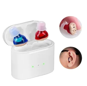 NEW Retails $279 Invisible Rechargeable Digital Hearing Aid! Great-Ears G19 rechargeable magnetic charging cic mini invisible wear in ear high quality hearing aids