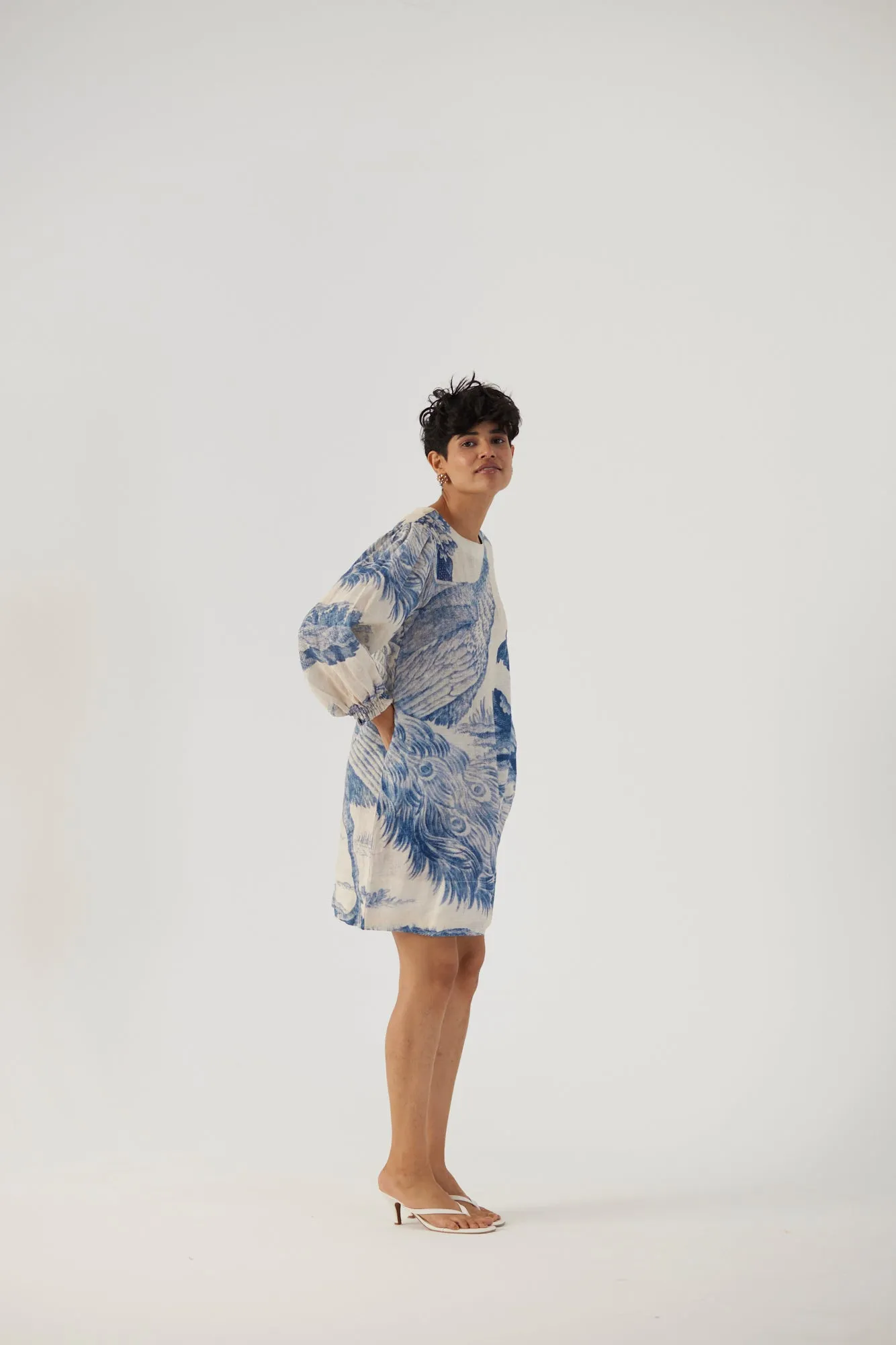 New Season Fall 24/Summer 25-Dress-Linen-Short-Morni White-YAMBB07-Fashion Edit Yam