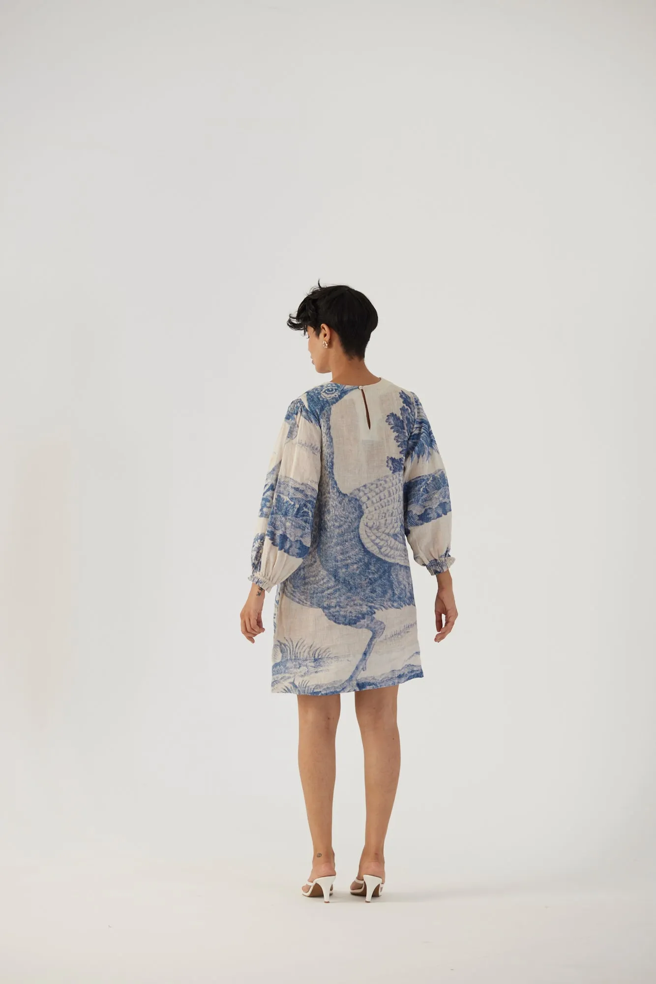 New Season Fall 24/Summer 25-Dress-Linen-Short-Morni White-YAMBB07-Fashion Edit Yam