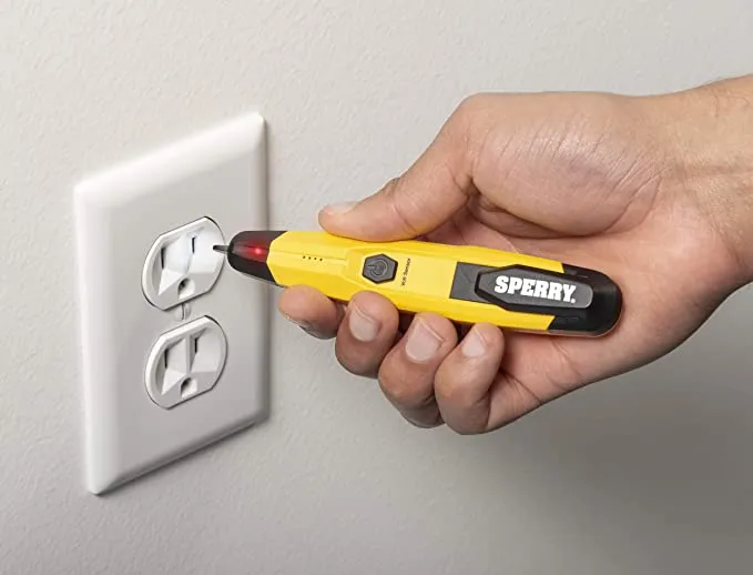 New Sperry Non-Contact Voltage Detector with flashlight VD6508, package has slight damage, contents are perfect