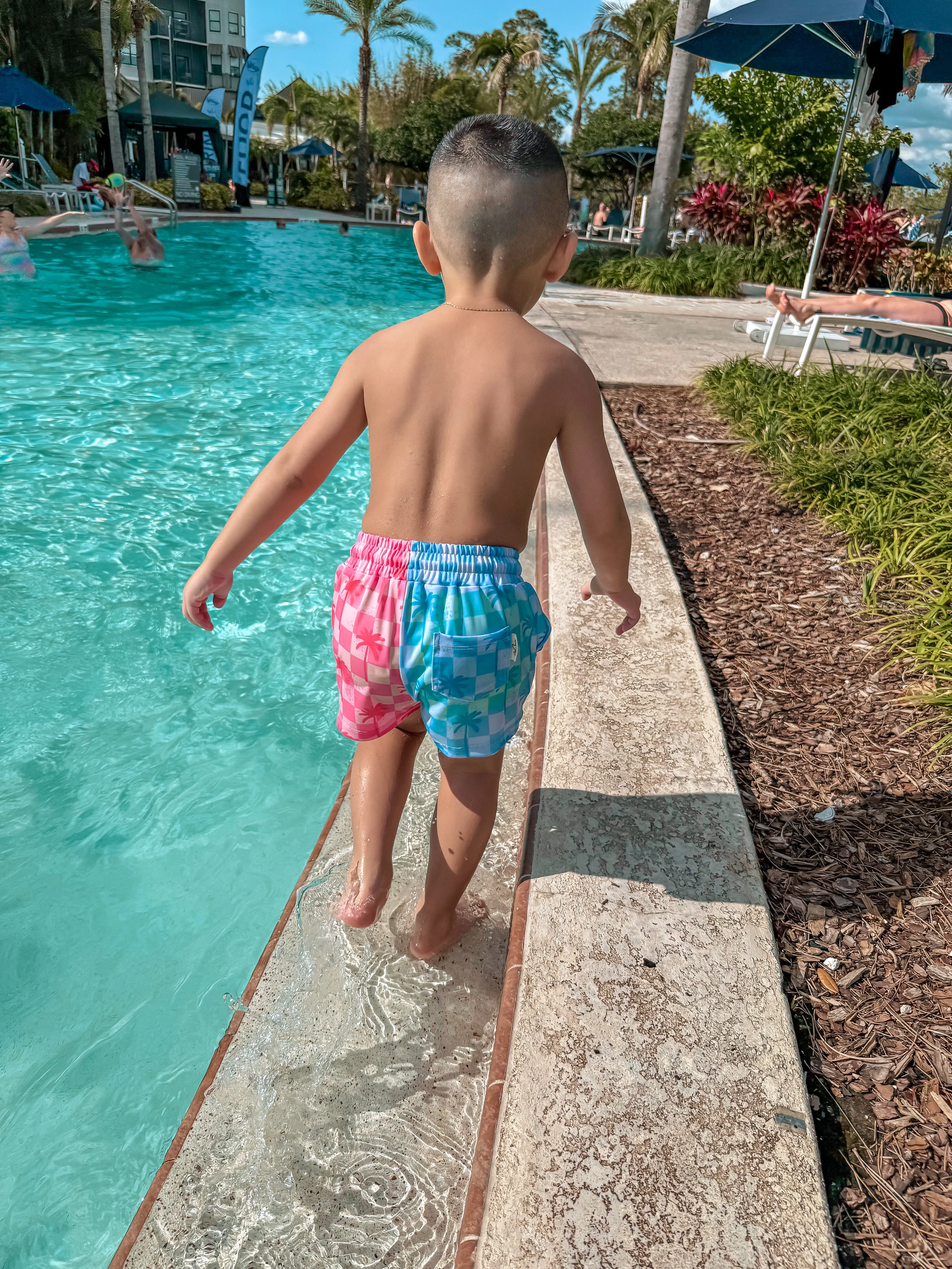 NEW! Two Tone Palm Hybrid Swim