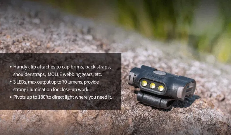 Nextorch Compact Multi-Purpose Utility Clip Light UL10
