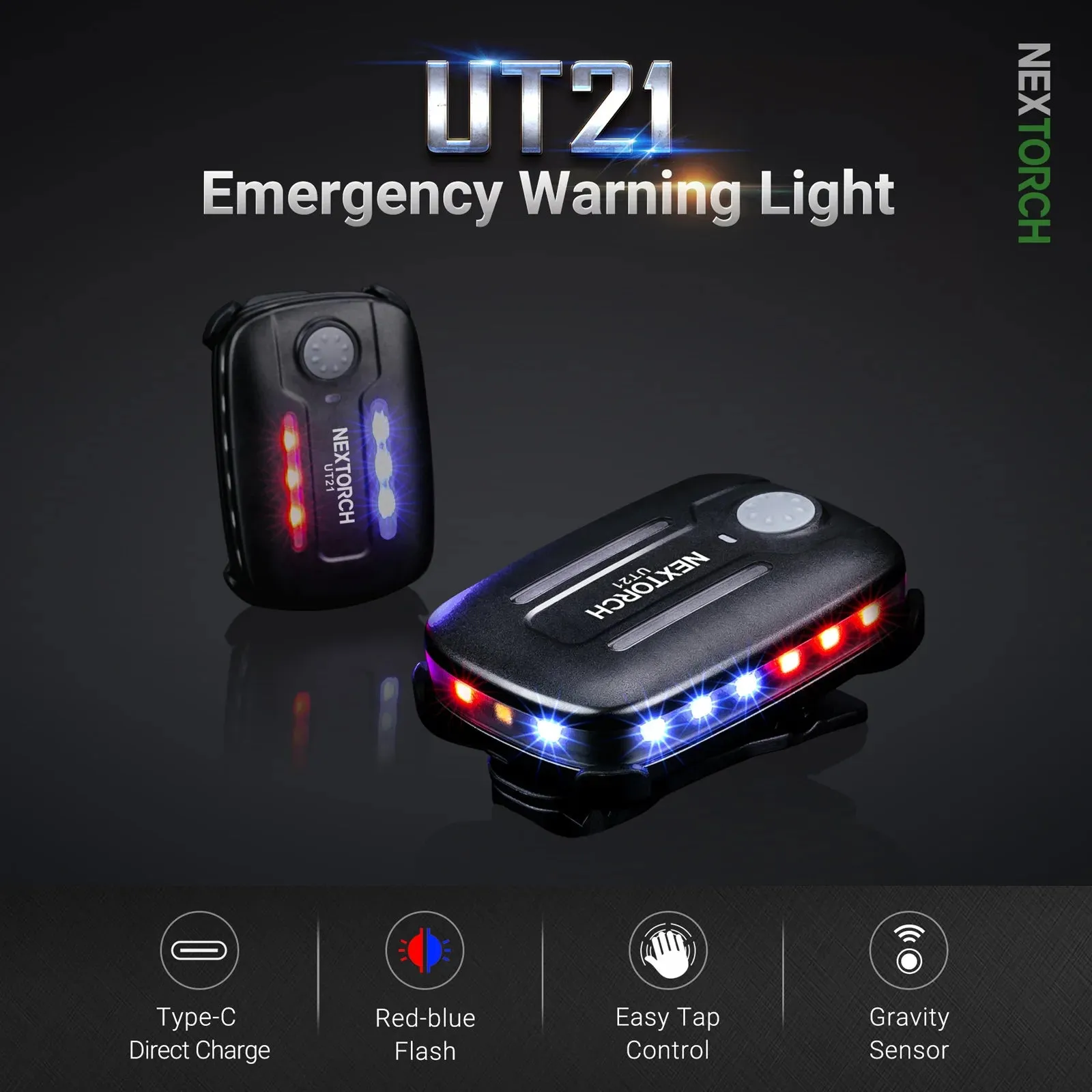 Nextorch Ut21 Rechargeable Clip Light flashlights BRK-NXUT21
