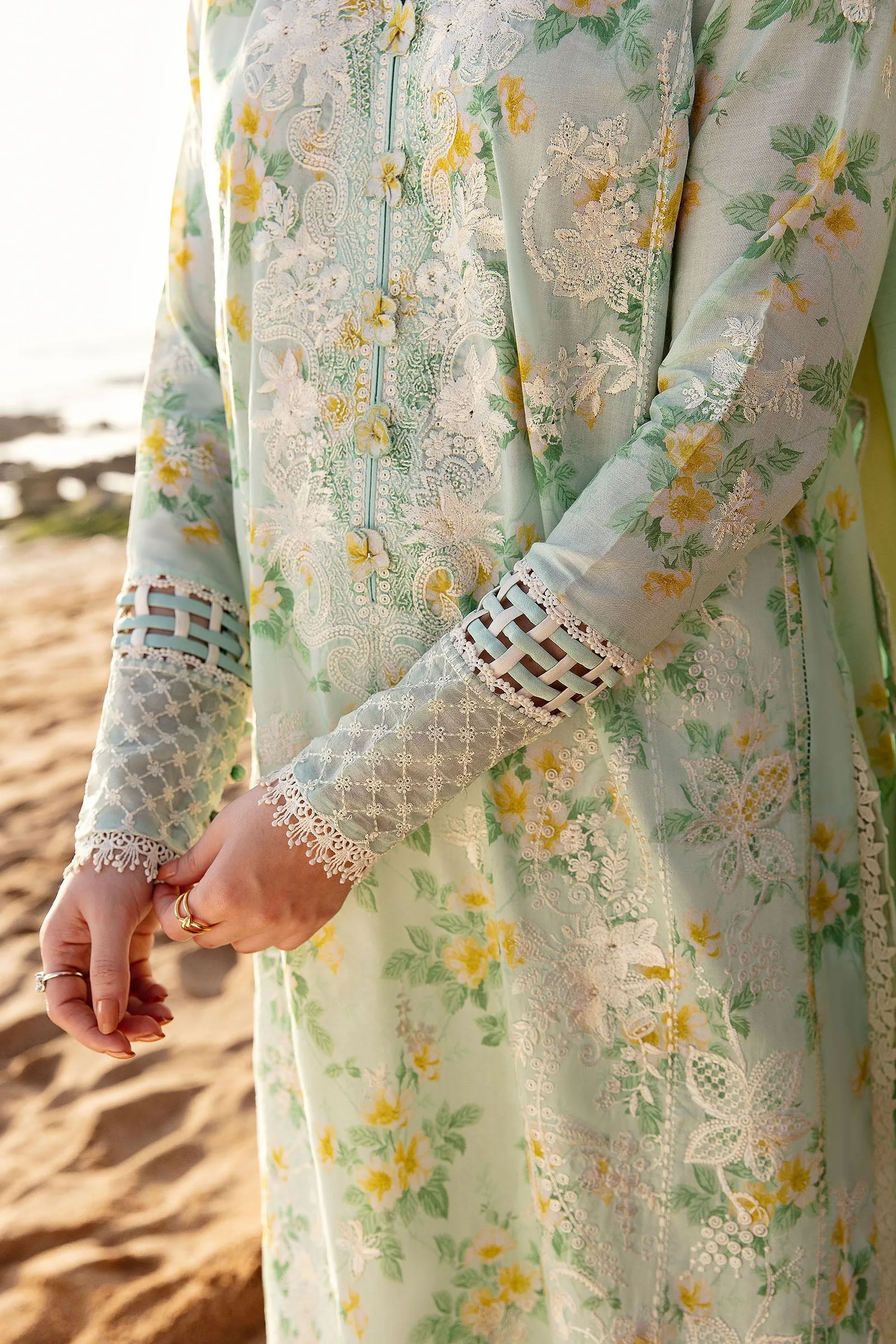 NIHAN (ZL23-08 A) | Zaha Lawn Collection 2023 | Embroidered Unstitched Lawn Suits